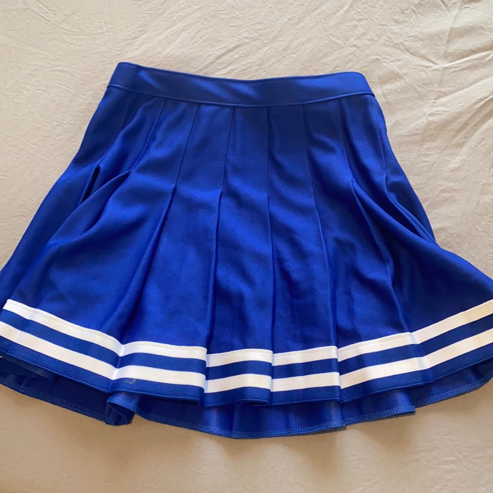 Small blue skirt, perfect for game days